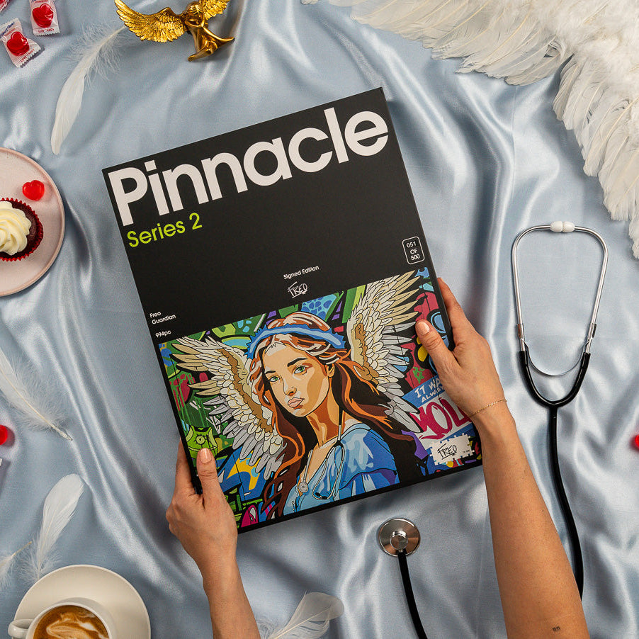 Pinnacle Puzzle Series 2 Guardian limited-edition puzzle box featuring artwork by Freo